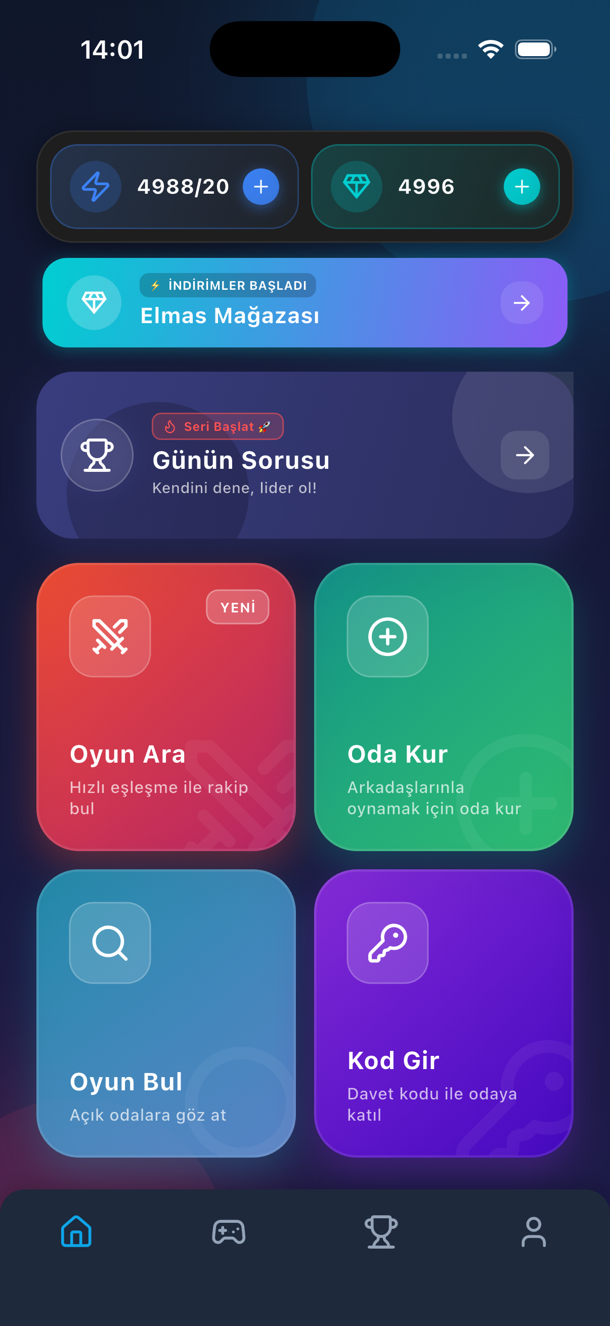 İsim Şehir Ana Ekran